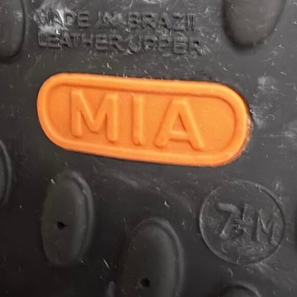 MIA Brown Leather Loafers Women’s Sz 7.5 Driving Moc Slip On Shoes Retro 90s - Picture 9 of 9